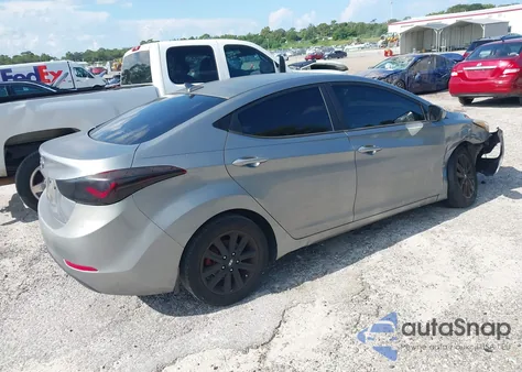 2015 Hyundai Elantra Se from USA, damaged, VIN KMHDH4AE1FU248721
